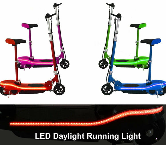 LED Kids Electric  Scooter With Seat 