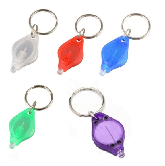 Led Torch Keychain Ring 